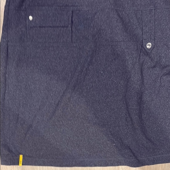 Gray Long Sleeve Dress with Cowl Neck - Picture 7 of 9